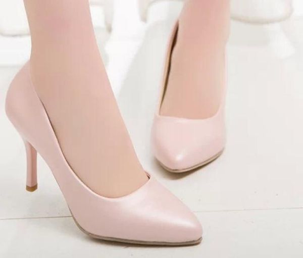 2019 women's shoes in spring and autumn with new style high heel fine heel pointed end @w177, Black
2019 women's shoes in spring and autumn with new style high heel fine heel pointed end @w177, Black