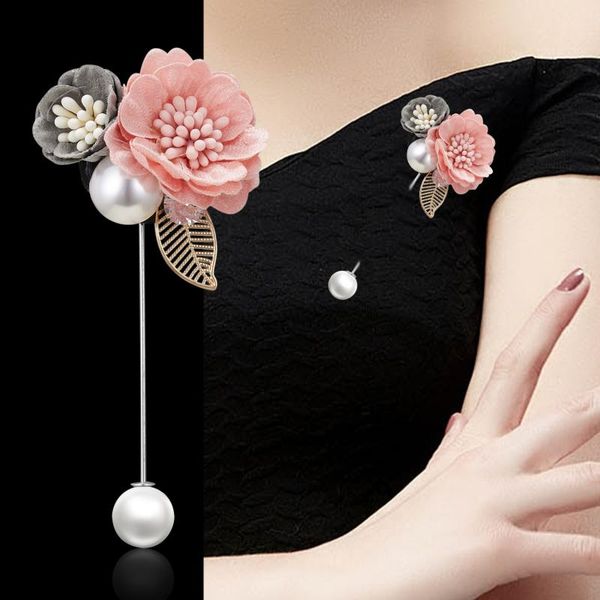 fashion women cloth flower brooch elegant pearl fabric brooch pin cardigan shirt clothes shawl pin jewelry gifts, Gray
fashion women cloth flower brooch elegant pearl fabric brooch pin cardigan shirt clothes shawl pin jewelry gifts, Gray