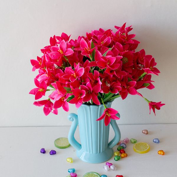 superbly artificial flowers 1pcs 18 heads lily bouquet diy wedding decoration home l office garden decorative fake flower
superbly artificial flowers 1pcs 18 heads lily bouquet diy wedding decoration home l office garden decorative fake flower