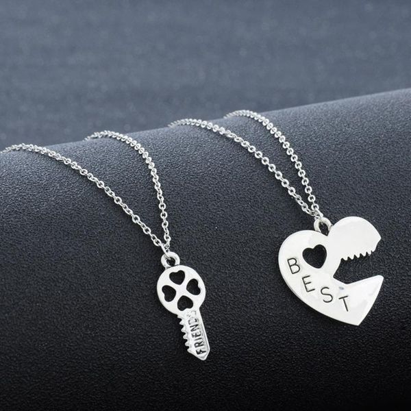 2018 new style necklace heart key short choker packaged combination heart shape key necklace, Black
2018 new style necklace heart key short choker packaged combination heart shape key necklace, Black