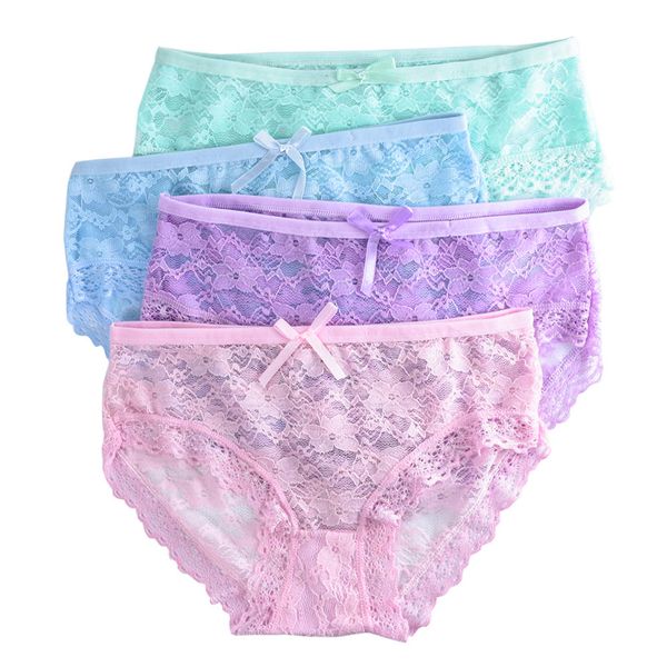teenage lace pants underpants floral young girl briefs candy colors for girls short panties kids underwear 9-15y 4-pack, Camo 
teenage lace pants underpants floral young girl briefs candy colors for girls short panties kids underwear 9-15y 4-pack, Camo