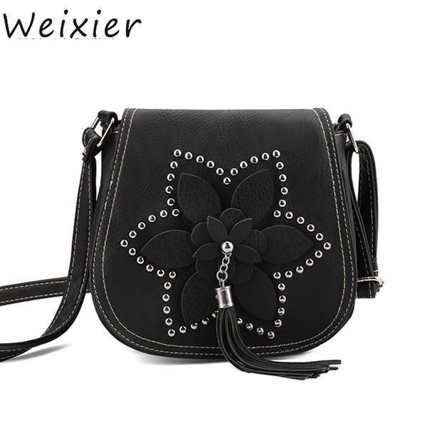 weixier 2019 designer tassel women bags rivet flower crossbody bags pu leather female messenger shoulder sac a main al-27
weixier 2019 designer tassel women bags rivet flower crossbody bags pu leather female messenger shoulder sac a main al-27