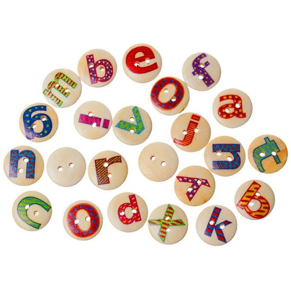 natural color 2 holes wood wooden buttons alphabet letter a to z printed 15mm pack of 200pcs, Blike;white
natural color 2 holes wood wooden buttons alphabet letter a to z printed 15mm pack of 200pcs, Blike;white