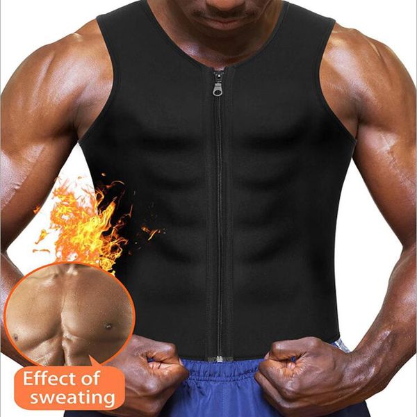 mens slimming body shaper vest compression sauna sweat waist trainer corset shapewear with zipper for weight loss, White;red
mens slimming body shaper vest compression sauna sweat waist trainer corset shapewear with zipper for weight loss, White;red