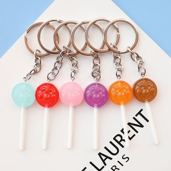 2020 new fashion candy lollipop handmade resin charms keychain men key ring chain jewelry women bag car trinket gift souvenirs, Silver
2020 new fashion candy lollipop handmade resin charms keychain men key ring chain jewelry women bag car trinket gift souvenirs, Silver