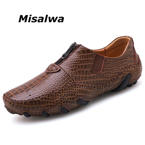 misalwa dropshipping 38-47 крокодил pattern кожа мужские мокасины zip lightweight основные мужчины квартиры casual snearkers moccasions, Black
misalwa dropshipping 38-47 крокодил pattern кожа мужские мокасины zip lightweight основные мужчины квартиры casual snearkers moccasions, Black