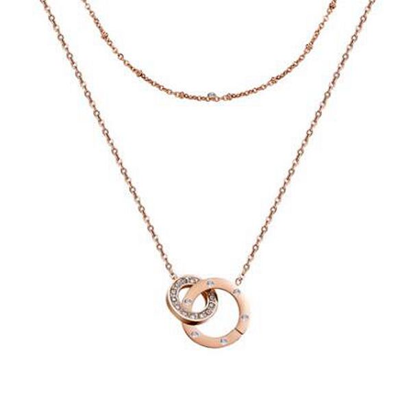 2pcs/lots European and American New product One hundred ride Titanium steel with Rhinestone necklace Double ring Short girl Clavicular chain
2pcs/lots European and American New product One hundred ride Titanium steel with Rhinestone necklace Double ring Short girl Clavicular chain