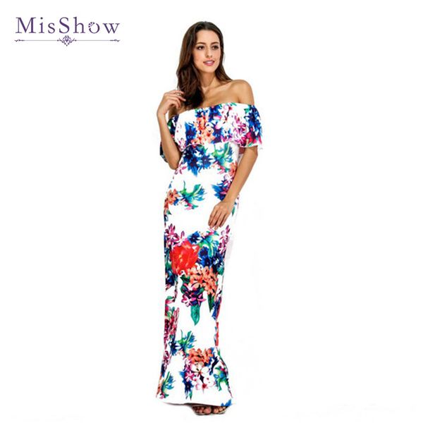 misshow 2018 summer maxi floral printed dress women long dresses off the shoulder beach dresses bodycon floor-length, White;black
misshow 2018 summer maxi floral printed dress women long dresses off the shoulder beach dresses bodycon floor-length, White;black