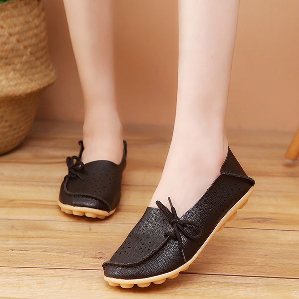 women ballet shoes flats cut out leather breathable women boat shoes ballerina ladies slip on shallow flats, Black
women ballet shoes flats cut out leather breathable women boat shoes ballerina ladies slip on shallow flats, Black