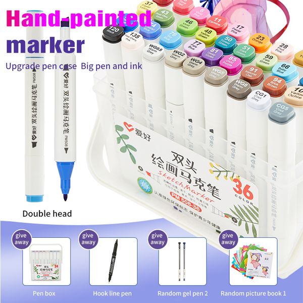 24/36/48/60 color markers manga drawing markers pen alcohol based sketch oily dual brush pen art supplies
24/36/48/60 color markers manga drawing markers pen alcohol based sketch oily dual brush pen art supplies
