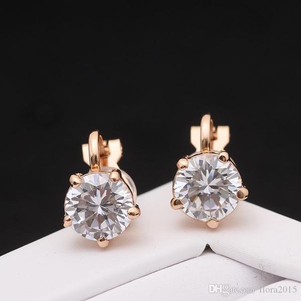 boucle d'oreille clip without pierced for women classic 5 prongs design earrings jewlery made with austria crystal, Silver
boucle d'oreille clip without pierced for women classic 5 prongs design earrings jewlery made with austria crystal, Silver
