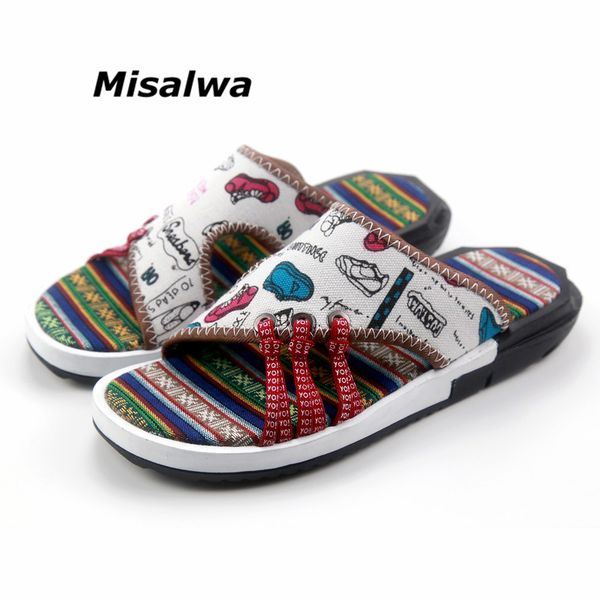 misawla men shoe summer korean style slippers fabric slip on comfort leisure beach shoe lazy footwear sandals male drop shipping, Black
misawla men shoe summer korean style slippers fabric slip on comfort leisure beach shoe lazy footwear sandals male drop shipping, Black