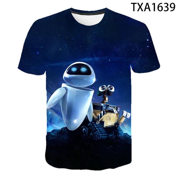 summer couple cartoon wall-e eve robot 3dprinting men women t shirt new breathable tshirt kids short sleeve children t-shirt, White;black
summer couple cartoon wall-e eve robot 3dprinting men women t shirt new breathable tshirt kids short sleeve children t-shirt, White;black