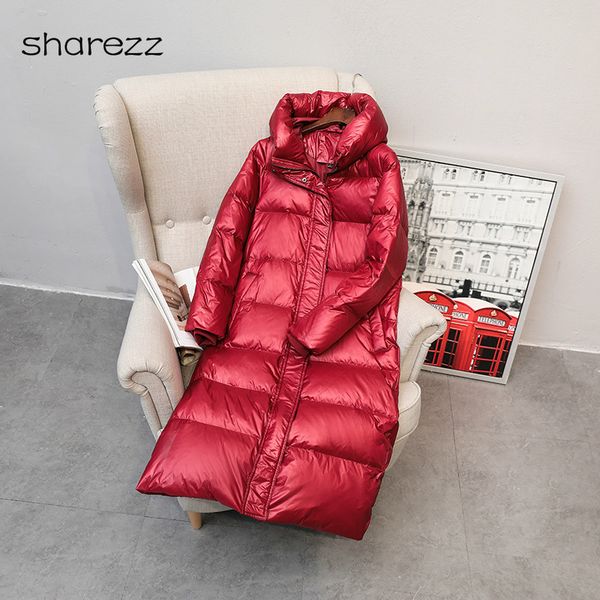 2019 winter white duck long women coat down jacket women thick long warm parkas winter coat hooded korean female clothes, Black
2019 winter white duck long women coat down jacket women thick long warm parkas winter coat hooded korean female clothes, Black