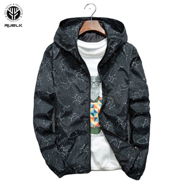 ruelk 2020 spring and autumn men's trend casual constellation hooded jacket men's long sleeve jacket cool windbreaker m-3xl, Black;brown 
ruelk 2020 spring and autumn men's trend casual constellation hooded jacket men's long sleeve jacket cool windbreaker m-3xl, Black;brown