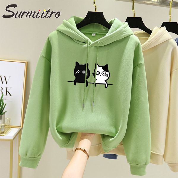 surmiitro plus size cat print warm hoodies women autumn winter 2019 korean kpop ladies long sleeve hooded sweatshirt female, Black
surmiitro plus size cat print warm hoodies women autumn winter 2019 korean kpop ladies long sleeve hooded sweatshirt female, Black
