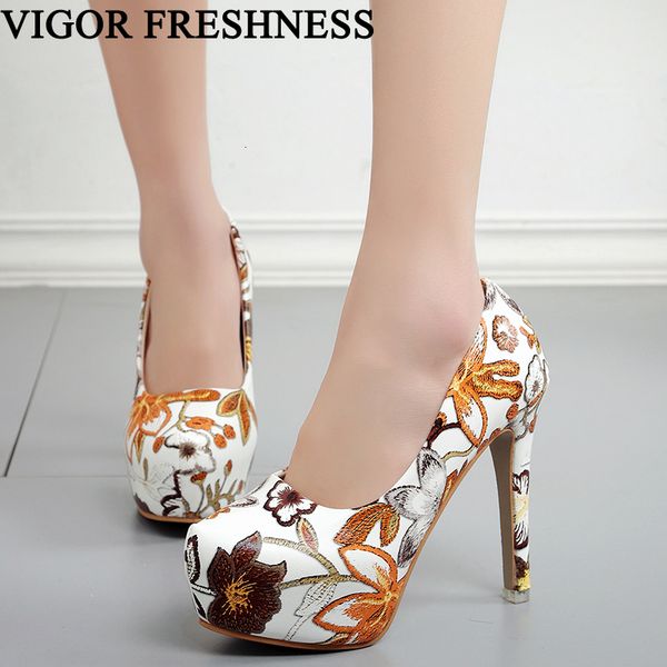 vigor freshness pumps women shoes spring high heels woman pumps autumn shoes embroidery graffiti party 13cm wy299, Black
vigor freshness pumps women shoes spring high heels woman pumps autumn shoes embroidery graffiti party 13cm wy299, Black