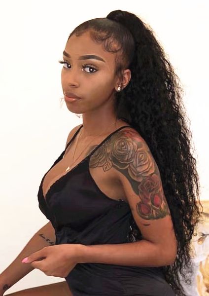 soft naturely wet wavy 30inch long one piece ponytail extension 160g pony tail human hair ties on rabo cavalo cabelo natural, Black
soft naturely wet wavy 30inch long one piece ponytail extension 160g pony tail human hair ties on rabo cavalo cabelo natural, Black