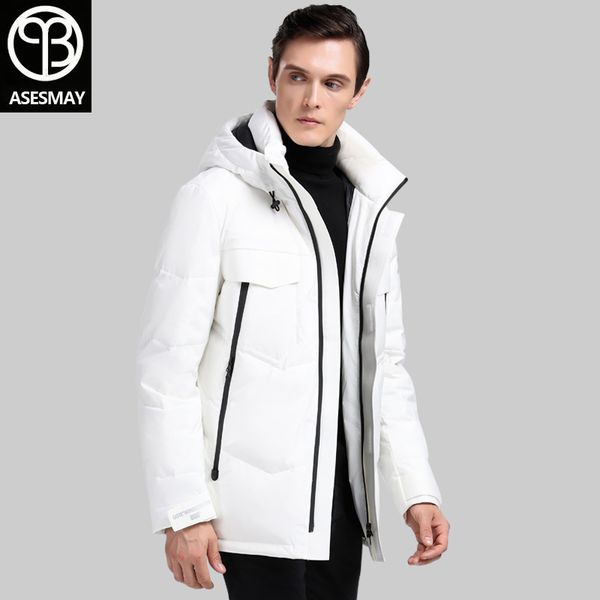 2019 new arrival men down jacket men's winter coat parkas thick warm male winter white jackets hooded long zipper snow outerwear, Black
2019 new arrival men down jacket men's winter coat parkas thick warm male winter white jackets hooded long zipper snow outerwear, Black