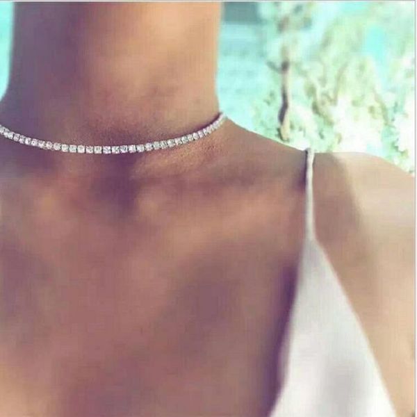 luxury rhinestone choker necklaces for women fashion statement jewelry accessories temperament collar necklace birthday gift wholesale dhl, Golden;silver
luxury rhinestone choker necklaces for women fashion statement jewelry accessories temperament collar necklace birthday gift wholesale dhl, Golden;silver
