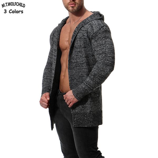 european american mens 2018 fashion long style cardigan hooded sweaters casual mens thick knitted sweater coats clothing, White;black
european american mens 2018 fashion long style cardigan hooded sweaters casual mens thick knitted sweater coats clothing, White;black