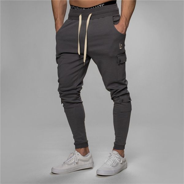new brand joggers pants men gyms sweatpants streetwear fitness skinny trousers bodybuilding workout sweat pants, Black
new brand joggers pants men gyms sweatpants streetwear fitness skinny trousers bodybuilding workout sweat pants, Black