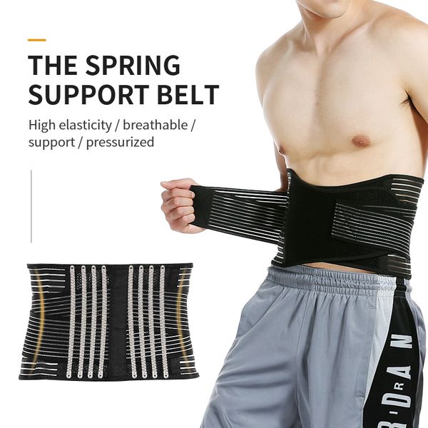 waist support band protection adults fitness 8 springs double compression beam abdomen training professional, Black;gray
waist support band protection adults fitness 8 springs double compression beam abdomen training professional, Black;gray