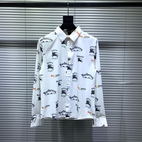 19fw luxurious brand design bbr shirt short sleeve fashion full war horse breathable men women lovers clothes casual outdoor shirt, Gray;blue
19fw luxurious brand design bbr shirt short sleeve fashion full war horse breathable men women lovers clothes casual outdoor shirt, Gray;blue