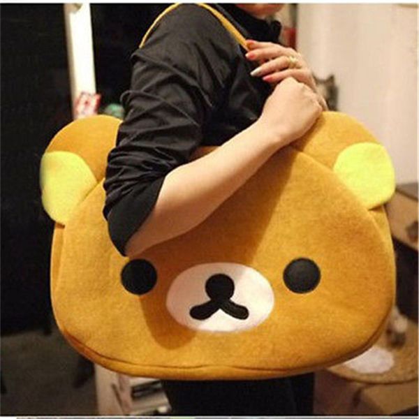 2020 new arrival cute brown bear handbag fashion plush anime san-x rilakkuma bolso hombro colgar plush para large capacity totes
2020 new arrival cute brown bear handbag fashion plush anime san-x rilakkuma bolso hombro colgar plush para large capacity totes