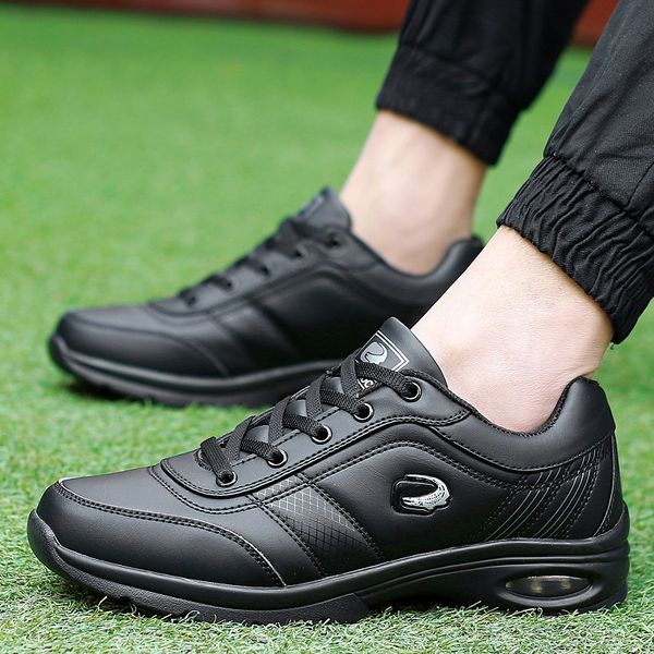 new waterproof golf shoes man leather support sport golf sneakers men trainers athletic turf golfing shoes spring black
new waterproof golf shoes man leather support sport golf sneakers men trainers athletic turf golfing shoes spring black