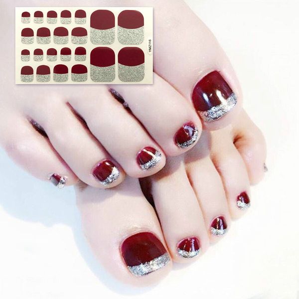 22tips/sheet eco-friendly toenail sticker professional multicolor toe nail wraps stickers diy adhesive decals manicure wholesale, Black
22tips/sheet eco-friendly toenail sticker professional multicolor toe nail wraps stickers diy adhesive decals manicure wholesale, Black