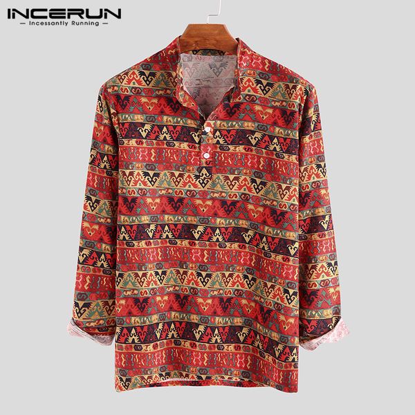 incerun casual shirt men stand collar printing cotton 2019 vacation long sleeve camisa hawaiian henley shirts men street style, White;black
incerun casual shirt men stand collar printing cotton 2019 vacation long sleeve camisa hawaiian henley shirts men street style, White;black