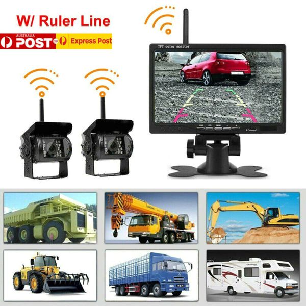 9-36v 7" monitor camera rear view kit 2.4g display monitor night vision reversing 50 meters long transmission range car
9-36v 7" monitor camera rear view kit 2.4g display monitor night vision reversing 50 meters long transmission range car