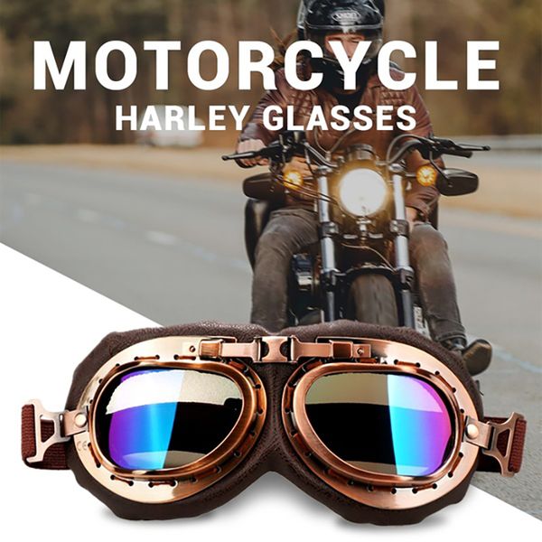 roaopp retro motorcycle goggles glasses vintage moto classic goggles for harley pilot steampunk atv bike copper helmet
roaopp retro motorcycle goggles glasses vintage moto classic goggles for harley pilot steampunk atv bike copper helmet