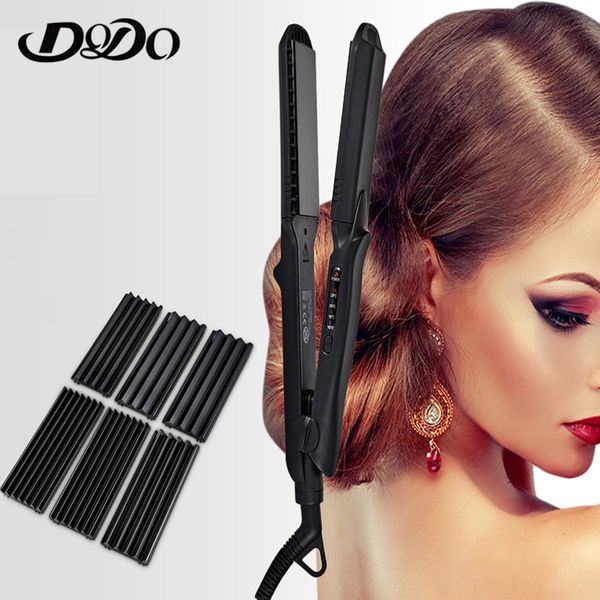 dodo l - c280 ceramic hair straightener with 3 size changeable corn plates hair flat iron curler steamer styling tool, Black
dodo l - c280 ceramic hair straightener with 3 size changeable corn plates hair flat iron curler steamer styling tool, Black