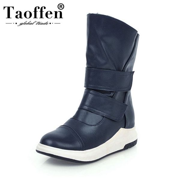taoffen 4 color women ankle boots new arrival slip on round toe fashion short boots warm fur winter shoes footwear size 34-43, Black
taoffen 4 color women ankle boots new arrival slip on round toe fashion short boots warm fur winter shoes footwear size 34-43, Black
