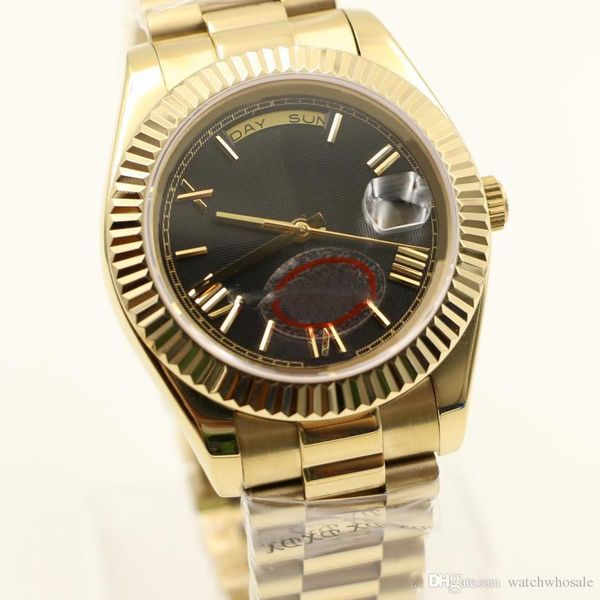 2018 sell luxury watches men 40mm mens watches luxury black face stainless steel strap watch presidential watch, Slivery;brown
2018 sell luxury watches men 40mm mens watches luxury black face stainless steel strap watch presidential watch, Slivery;brown