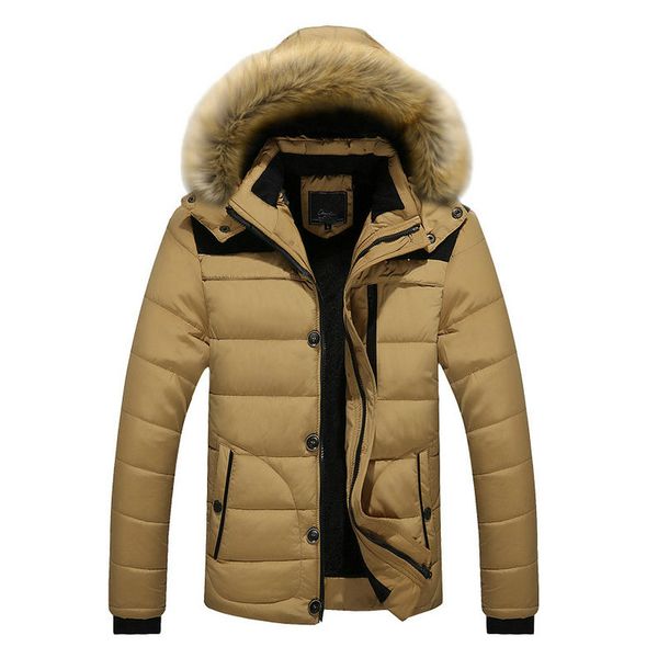 drop shipping new arrival warm winter jacket men hooded casual slim parka men's winter coat lbz16, Tan;black
drop shipping new arrival warm winter jacket men hooded casual slim parka men's winter coat lbz16, Tan;black