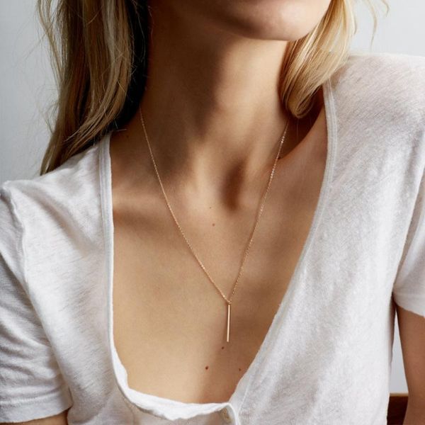 laramoi fashion women pendant necklace metal women's simple stainless steel necklace party birthday gift charm jewelry, Silver
laramoi fashion women pendant necklace metal women's simple stainless steel necklace party birthday gift charm jewelry, Silver