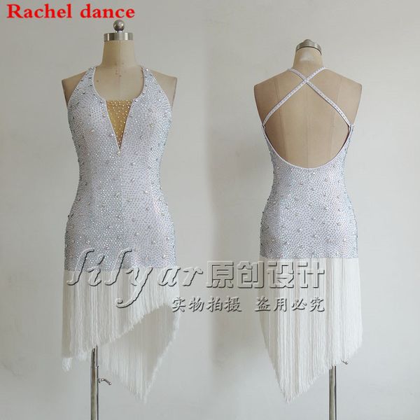 stage wear tassel latin dance dress women harness style back cross opening salsa tango rumba flamengo competition costumes, Black;red
stage wear tassel latin dance dress women harness style back cross opening salsa tango rumba flamengo competition costumes, Black;red