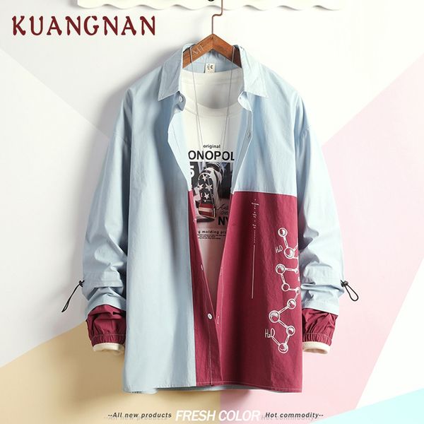 kuangnan japan style geometric shirt men streetwear men shirts casual slim fit korean shirt long sleeve 5xl clothing 2019, White;black
kuangnan japan style geometric shirt men streetwear men shirts casual slim fit korean shirt long sleeve 5xl clothing 2019, White;black