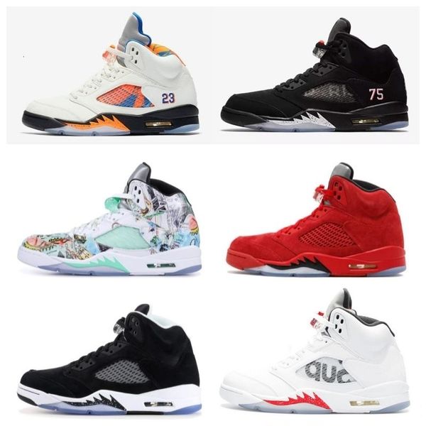 with box men wings 5 5s basketball shoes mens black grape psg black white camo oreo white cement fire red designer sneakers
with box men wings 5 5s basketball shoes mens black grape psg black white camo oreo white cement fire red designer sneakers
