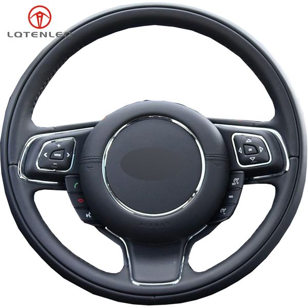 lqtenleo black genuine leather diy hand-stitched car steering wheel cover for xj xjl 2010-2018
lqtenleo black genuine leather diy hand-stitched car steering wheel cover for xj xjl 2010-2018