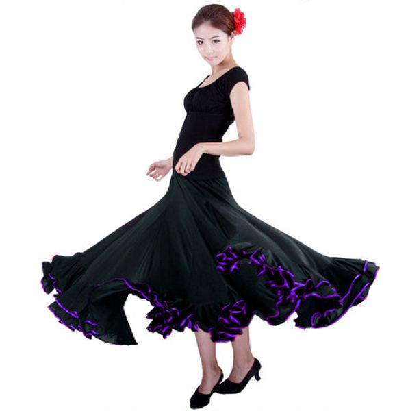 new arrival discount black lady women performance competition standard ballroom dance skirts dress for ballroom dancing, Black;red 
new arrival discount black lady women performance competition standard ballroom dance skirts dress for ballroom dancing, Black;red