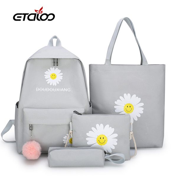 4pcs/set canvas women backpacks schoolbag printing cute flowers school bag backpack for teenager girls rucksack contracted bag
4pcs/set canvas women backpacks schoolbag printing cute flowers school bag backpack for teenager girls rucksack contracted bag