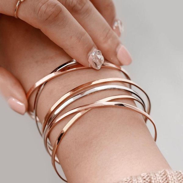 link, chain women's bracelets stainless steel multi-layer wristband for women bangles fashion jewelry gift accessories, Black
link, chain women's bracelets stainless steel multi-layer wristband for women bangles fashion jewelry gift accessories, Black