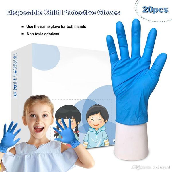 In Stock Children Kids Gloves Protective Safety 20pcs Disposable Nitrile Multipurpose Work Gloves Non-slip Painting Cleaning Home FY4033
In Stock Children Kids Gloves Protective Safety 20pcs Disposable Nitrile Multipurpose Work Gloves Non-slip Painting Cleaning Home FY4033