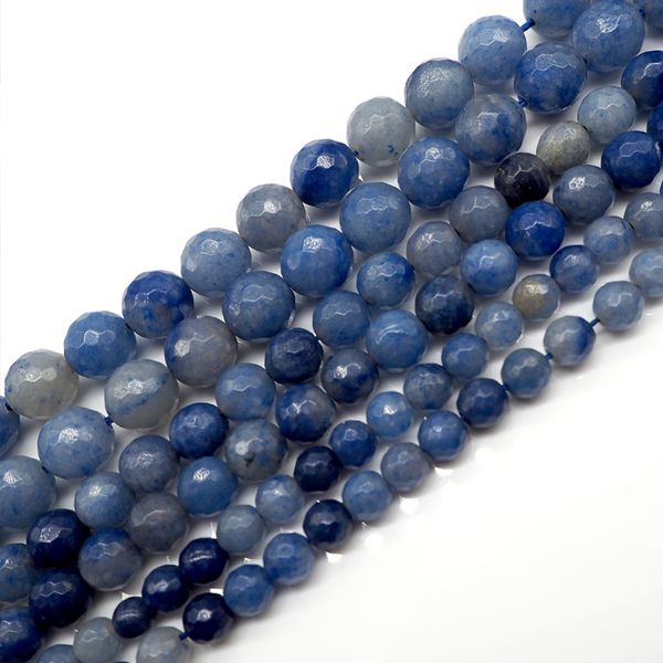 6/8/10mm faceted natural blue aventurine stone beads diy round loose cut stone beads for jewelry making bracelet strand 15, Black
6/8/10mm faceted natural blue aventurine stone beads diy round loose cut stone beads for jewelry making bracelet strand 15, Black