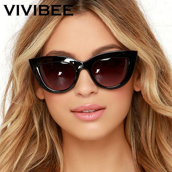 vivibee trends cat eye girl sunglasses 2020 vintage sun glasses for women designer ladies black shades, White;black
vivibee trends cat eye girl sunglasses 2020 vintage sun glasses for women designer ladies black shades, White;black