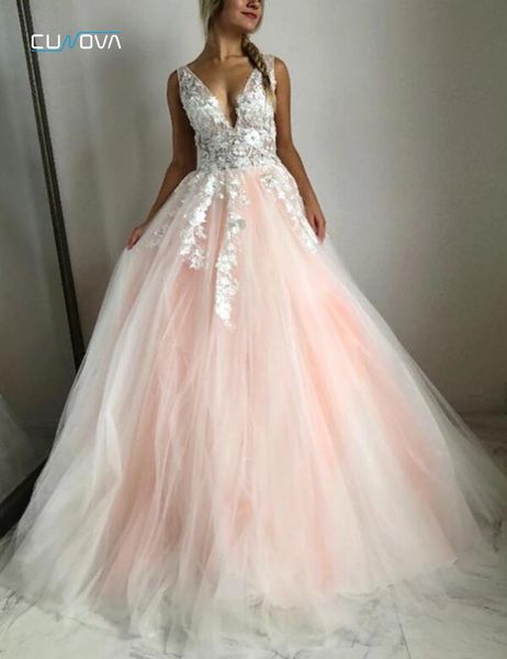 elegant country style blush long evening dresses lace appliques vintage prom party dresses tulle v neck evening ball gown custom, White;black
elegant country style blush long evening dresses lace appliques vintage prom party dresses tulle v neck evening ball gown custom, White;black